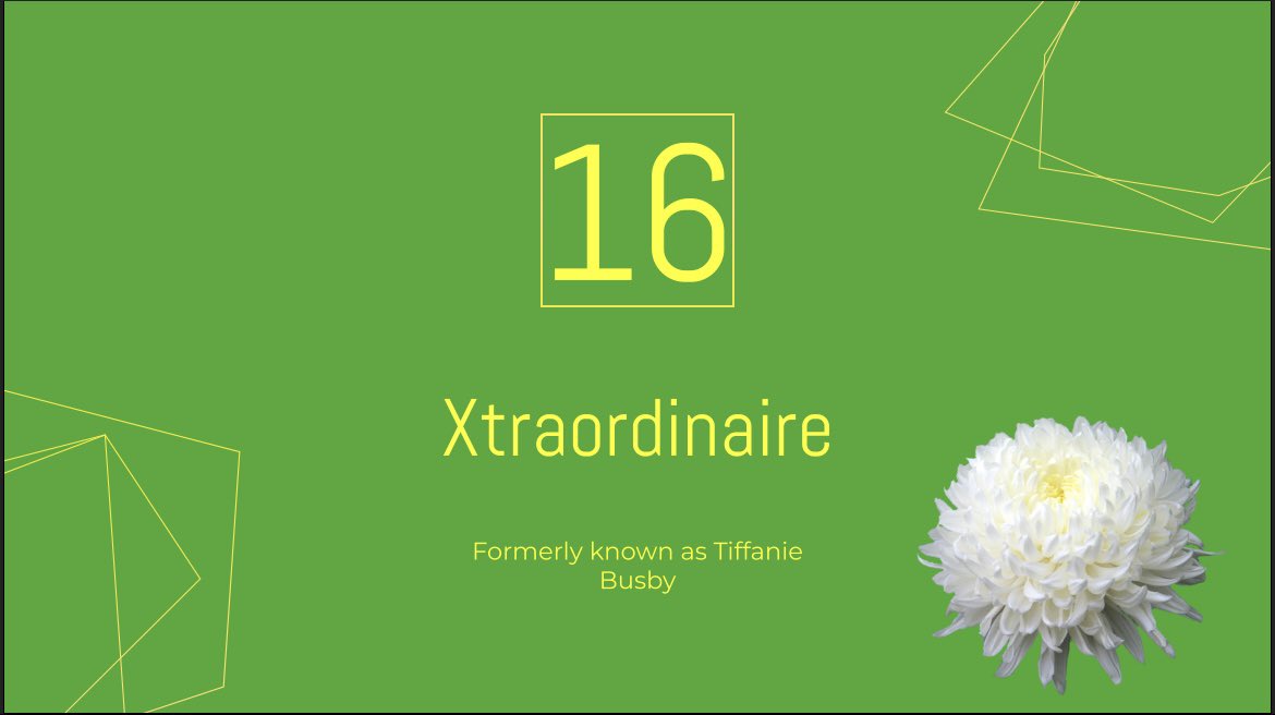 tiff_love101's tweet image. Your Angel has finally arrived in Chi Land . Here to bring you peace and service .

The 16 is FREE ! 👼🏽

Some may know me as Tiffanie Busby but in Chi Land I’m addressed as Xtraordinaire ! Welcome to The New Era 💚💛🐢🤞🏽 #16 #Xtraordinaire #Fall21 #PVAMU