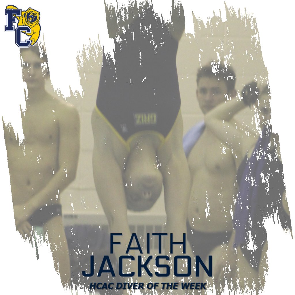 FCGrizAthletics's tweet photo. NEWS | Congratulations to @FCGrizSwimming divers Gauge Creech and Faith Jackson on becoming back-to-back winners of the HCAC Diver of the Week award! https://t.co/ntJFfci1s2 https://t.co/ZmM6t28IBf