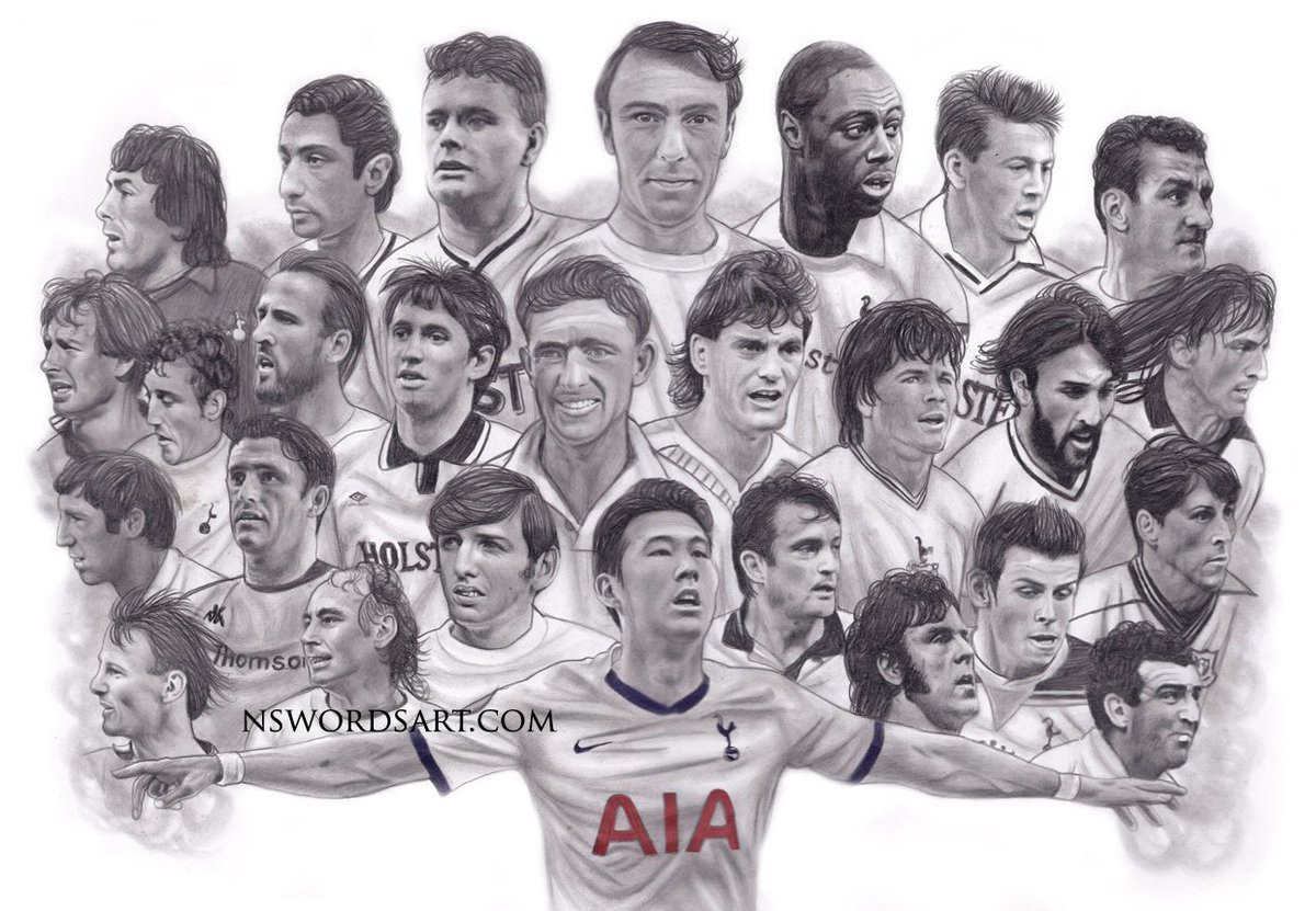 pabloteacasso's tweet image. My pencil drawing of 27 #THFC legends  on a3 paper ✏️ ⚪️

Retweets would be very much appreciated 👍 #Spurs