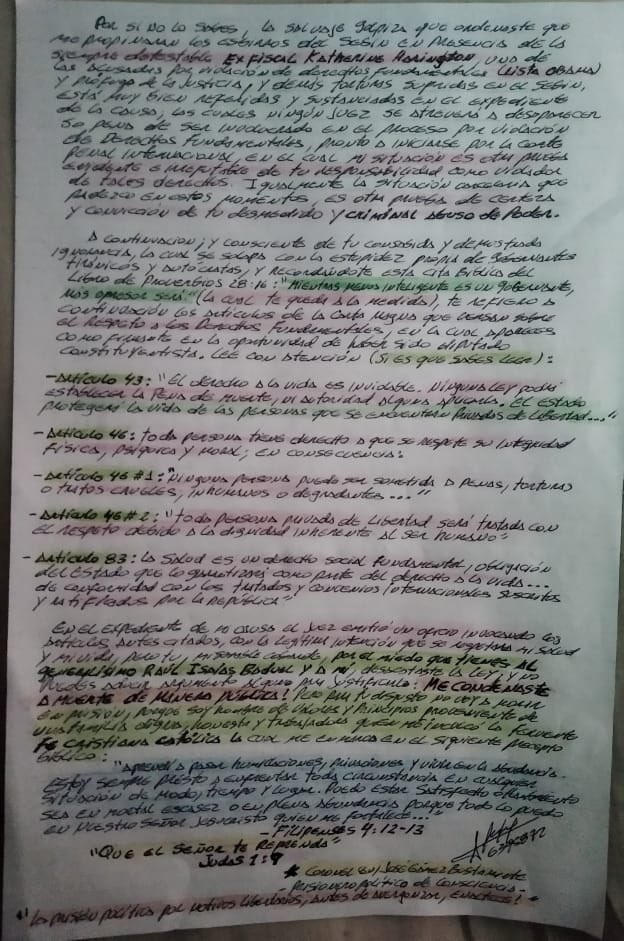 PsicJohanna's tweet photo. 🚨De puño y letra para quien dude 🚨 #Venezuela ⬇️ https://t.co/3AHI8XzC4a
