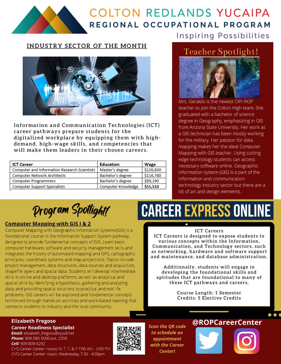 #CRYROP The November <a href="/ROPCareerCenter/">Ms. Fregoso</a> Student Bulletin highlights our GIS program <a href="/BCryrop/">Zoe</a> &amp; #CareerTechEd opportunities available to our students <a href="/CHSJackets_/">Colton High School</a>. #Proud2bROP <a href="/ColtonJUSD/">Colton Joint Unified</a> <a href="/RedlandsUSD/">Redlands USD</a> <a href="/YCJUSTWEETS/">Yucaipa-Calimesa Joint Unified School District</a> <a href="/IEEP_/">IE Economic Partnership</a> <a href="/CityofColton/">CityofColtonCA</a> @_IERCC <a href="/SBCCDcolleges/">San Bernardino Colleges</a> <a href="/RCCDistrict/">RCC District</a> <a href="/GISEd/">Esri GIS Education</a> <a href="/Esri/">Esri</a>