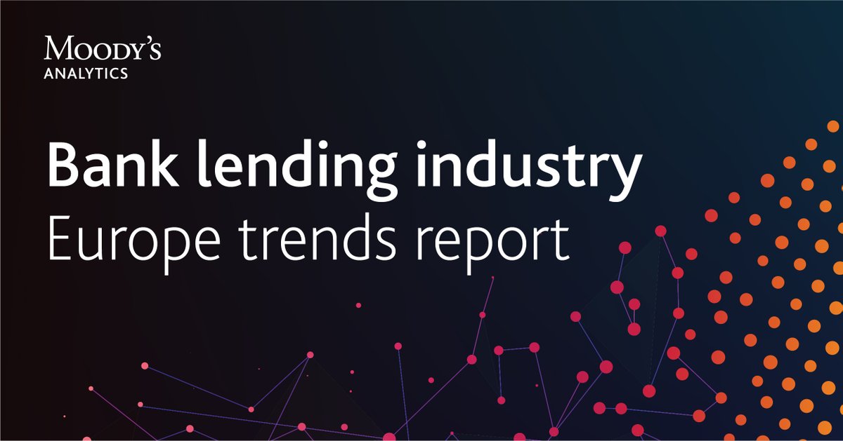 Moodys's tweet photo. Is your data working hard enough? More in our latest report Bank lending industry: Europe trends https://t.co/gzRsYXUidx
#lending #banking #CreditLens https://t.co/MKogD1brnu