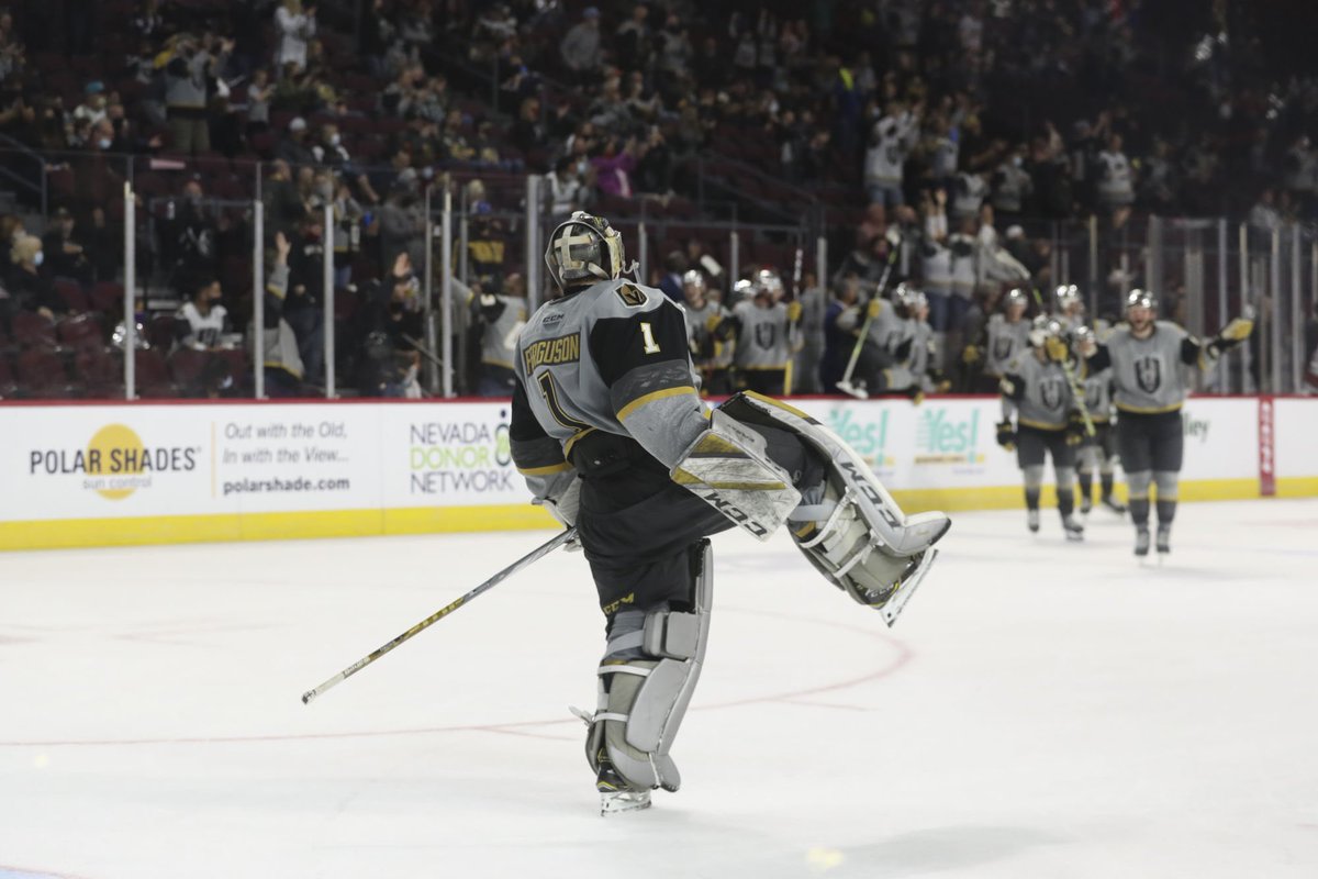 ICYMI:

This past Friday:
#GoldInTheNet alumnus, Dylan Ferguson and the Henderson Silver Knights, beat the the Tucson Roadrunners 3-0.

First. SHUTOUT. Of. The. Season. 💪
Way To GOOOOO <a href="/dferg_98/">Dylan Ferguson</a>!! 👏👏👏