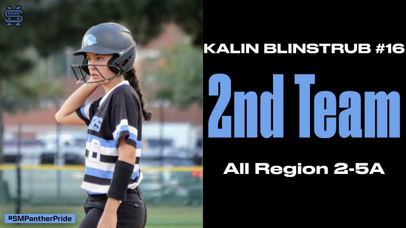 Congratulations to Senior <a href="/KalinBlinstrub/">Kalin</a> on her 2nd Team selection for Region 2-AAAAA!