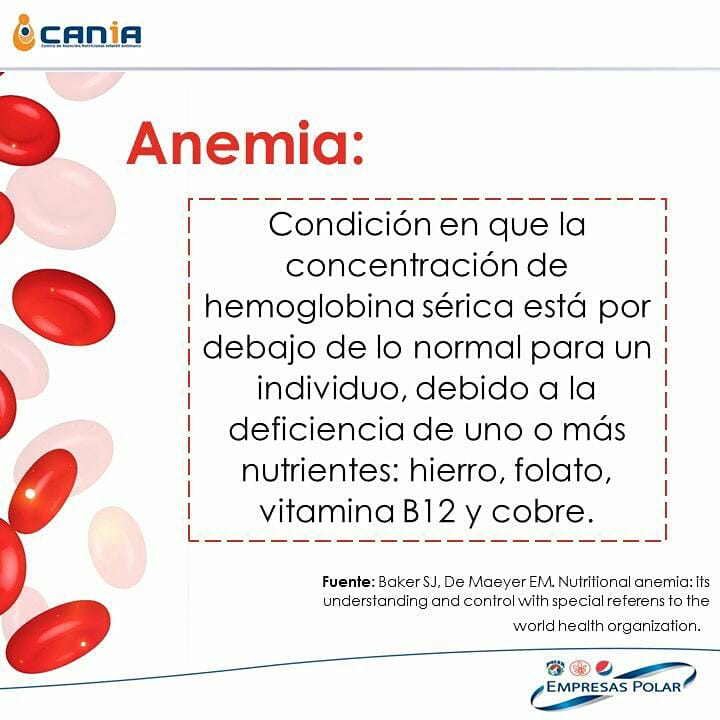 CANIAoficial's tweet photo. La anemia nutricional en los niños es una enfermedad que se puede prevenir, y si está presente se puede tratar y curar😉 https://t.co/Oe2nA4UbP0