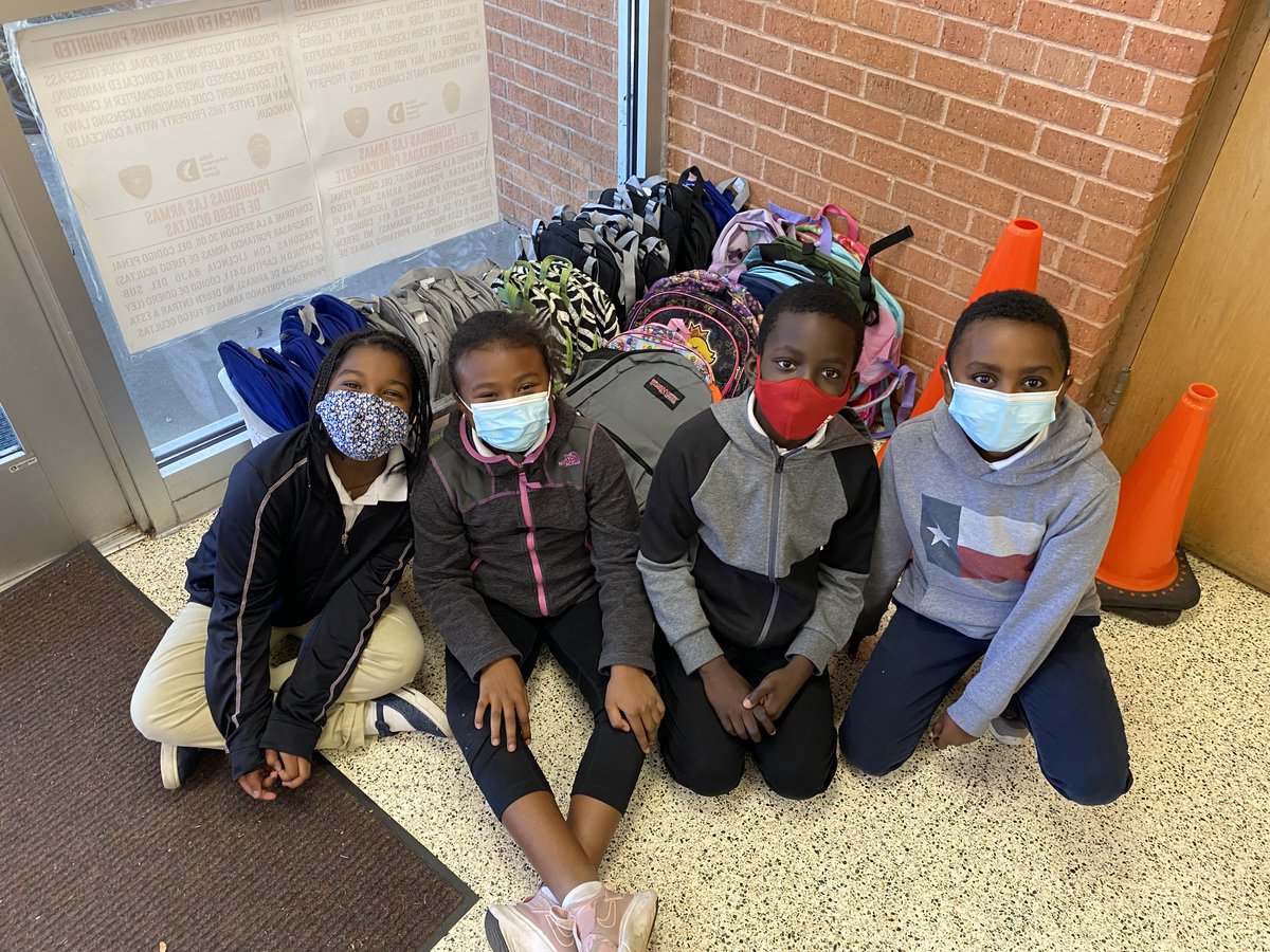 KramerDISD's tweet image. Rhema from 3rd grade is on a mission to collect backpacks for kids in Africa. He is leading an initiative to get 200 backpacks in the month of November. We are already at 59! Can you help us out by donating a backpack? Drop one off at the school or go to: backpacksforafrica.org