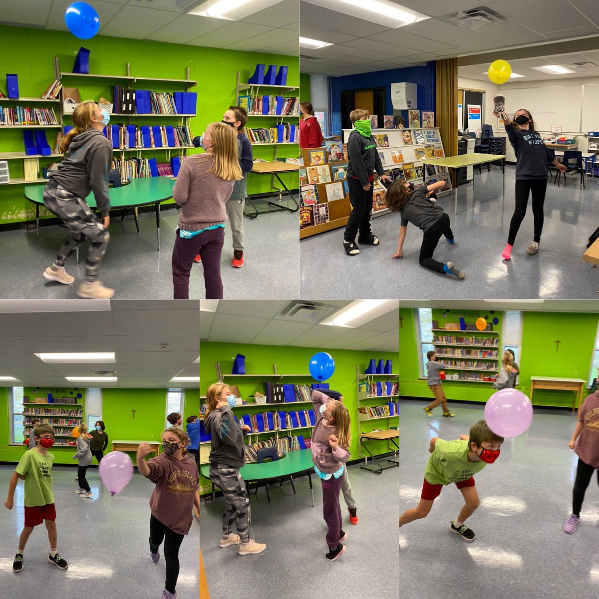 CywJessica's tweet photo. Minute to win it team building Monday @alcdsb_shrm ! Our 5-8’s challenged themselves to a bit of target practice &amp; defying gravity this week!🥤🎯🎈#minutetowinitmonday #teamwork #bettertogether #passingonthepositivity https://t.co/12Dg64DyUT