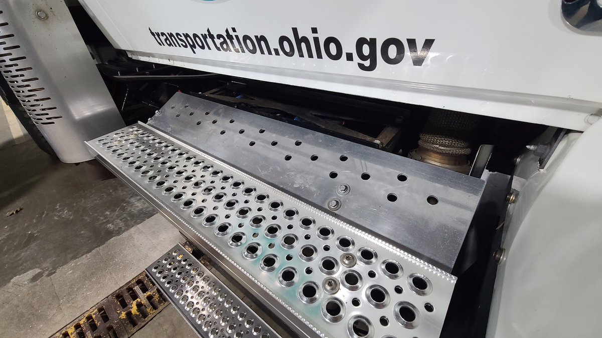 mbruning81's tweet photo. Troy Wells at our Carroll County Garage noticed that on some of our newer trucks, the metal plate protecting essential electrical connections was too small. So he fabricated a new one. #LoopOnLocation https://t.co/NI33UQJBKb