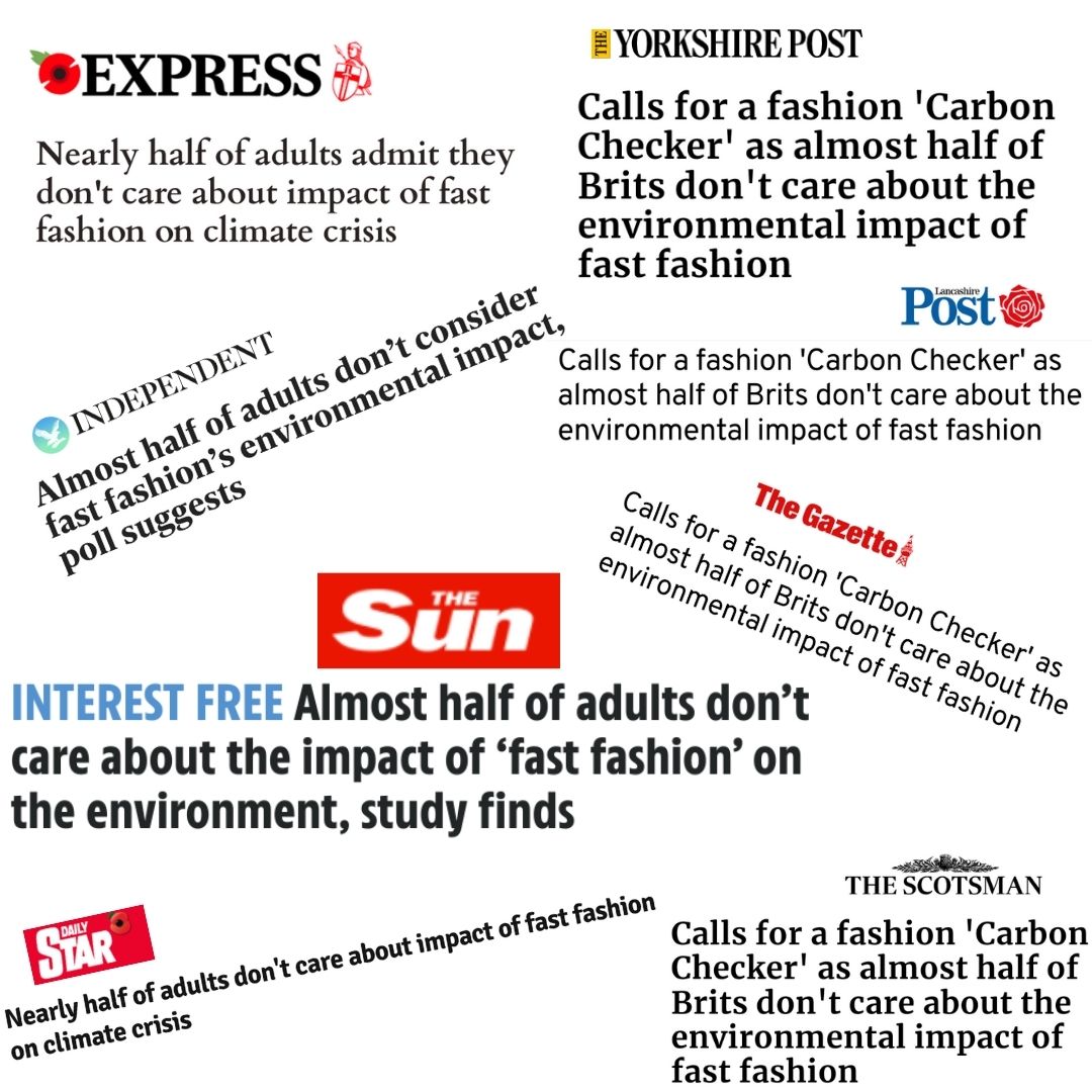 Great coverage of the Carbon Checker campaign! Sign the petition and add your voice to the campaign here: 
petition.parliament.uk/petitions/5989…

#carbonchecker #sustainablefashion #fastfashion
