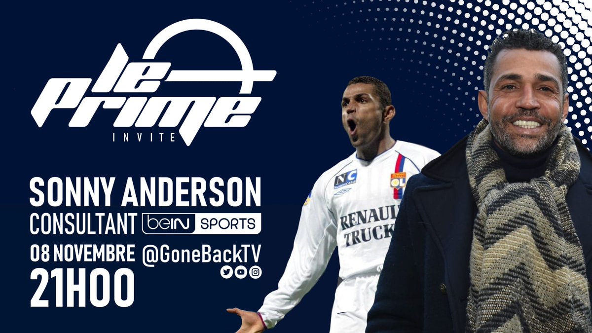 𝗚𝗢𝗡𝗘𝗕𝗔𝗖𝗞 (@gonebackoff) on Twitter photo 🚨LIVE INVITE EXCEPTIONNEL🚨
Nous sommes à 30min du début du Live avec <a href="/sonnyanderson10/">Sonny Anderson</a>, notre légende ! 🔥💥
On vous attend et n'hésitez pas à RT !
youtu.be/ACU2lxAyLDQ
#TeamOL #OL 🚨LIVE INVITE EXCEPTIONNEL🚨
Nous sommes à 30min du début du Live avec <a href="/sonnyanderson10/">Sonny Anderson</a>, notre légende ! 🔥💥
On vous attend et n'hésitez pas à RT !
youtu.be/ACU2lxAyLDQ
#TeamOL #OL