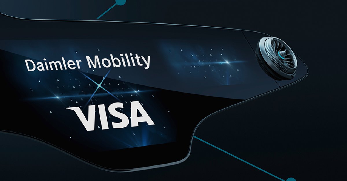 Working with our partner @MobilityDaimler, we are excited to bring to life an in-car payments solution which will allow Mercedes-Benz customers in Europe to pay for goods and services by using their fingerprint in their car. vi.sa/2ZXxuaZ