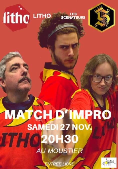Lithorigny's tweet photo. Pour la fin de novembre un nouveau match de la litho au Moustier ! Rendez vous le 27 novembre au Moustier 20h30! https://t.co/dI7sl9qLPH