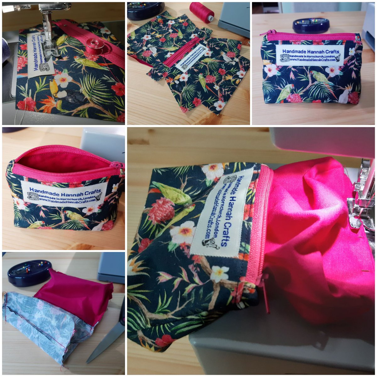 HandmadeHannah1's tweet photo. #NewFabric #Parrot #Toucan #Cockatoo print. We were #commissioned to make this #beautiful #purse. It's been delivered to another #HappyCustomer! #WeLoveSewing #WeLoveCrafting #Hornchurch #Havering #London https://t.co/5tv86p3soa https://t.co/5Itf5Hmogn