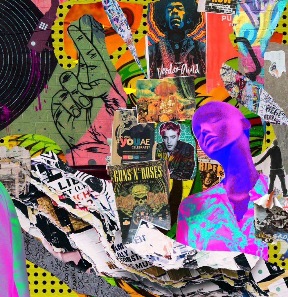 Bitaemm's tweet photo. " BEATS " 🎧

This collage represents the sensation of listening to music that makes you joyful and changes your mood.
#nft #nftcollector #nftart #nftartist @opensea 

https://t.co/13MUjYn64g https://t.co/ayjHreFY7w