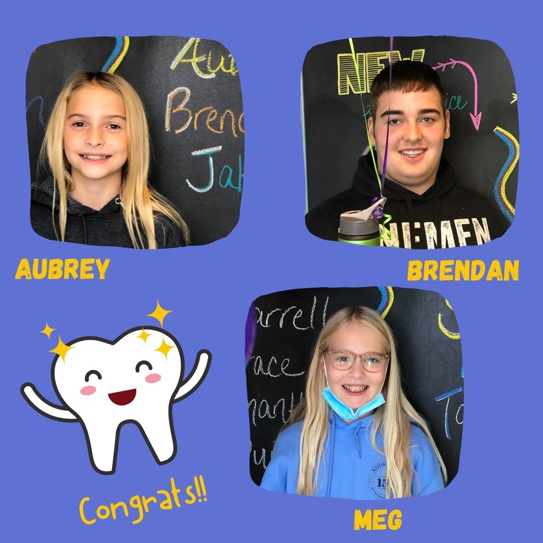 docwhiteortho's tweet photo. Congratulations to Aubrey, Meg, and Brendan on their new smiles!! No more braces! #drwhiteorthodontics #bracefree https://t.co/Quue2Px9N6