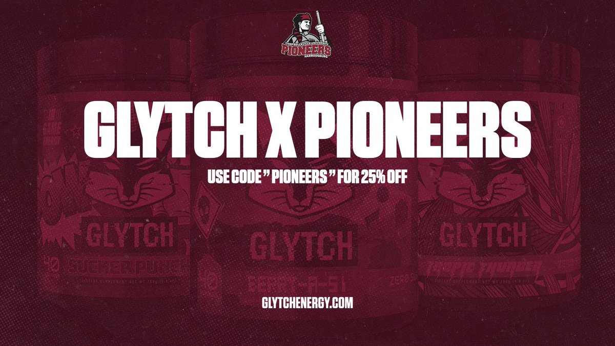CUHesports's tweet photo. Make sure to use code “ Pioneers “ for 25% when shopping with @glytchenergy https://t.co/NEbWwrvyDR