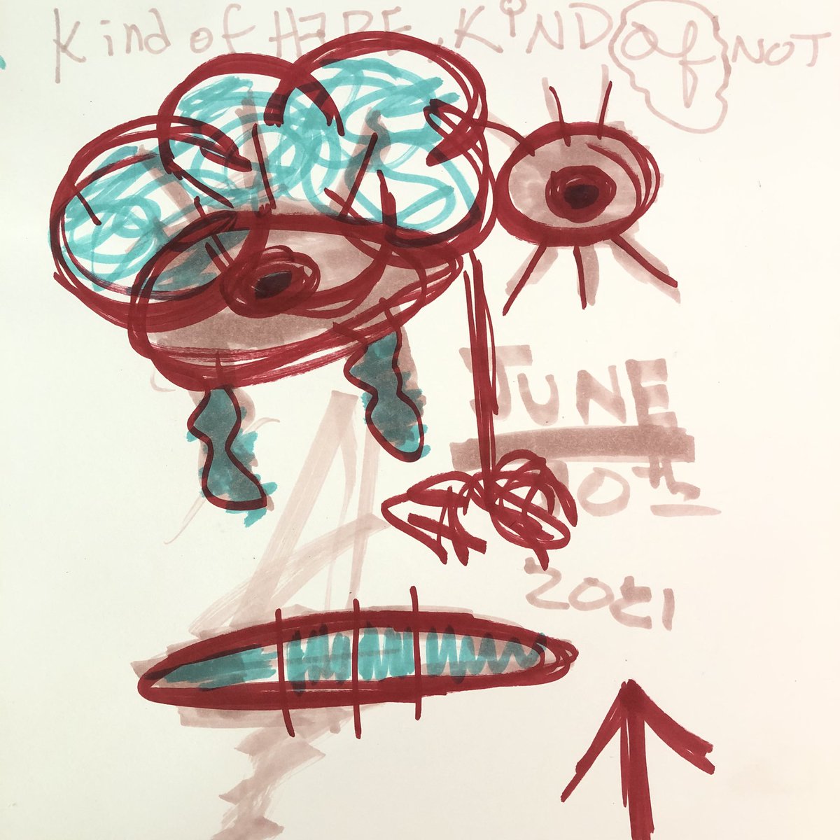 DeLaSoulChild_'s tweet photo. Kind of there. Kind of not. 2021
🎨drawing on paper
#artcommunity #ArtistOnTwitter #artists #abstract #expressionism #peotic https://t.co/tFl4NomYtH