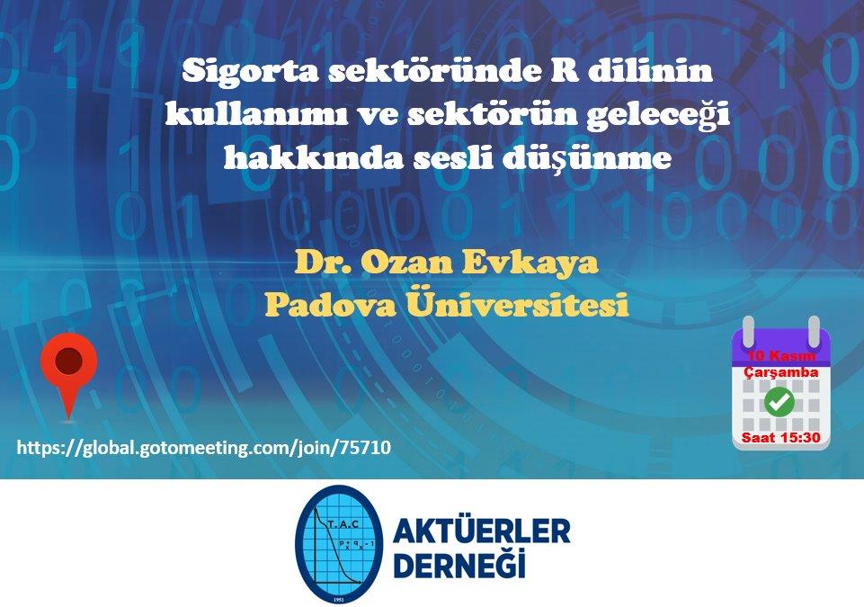 📢📢 Aktüerler Derneği Seminerlerine Devam Ediyor...

Online gerçekleşecek olan seminerimize bütün sigorta profesyonelleri ve öğrenciler davetlidir.

📅 10 Kasım Çarşamba ⏱ Saat 15:30

📌 Online Seminer Linki: lnkd.in/dZV2ivph

#aktuerya #aktuer #data #R #AktuerlerDernegi