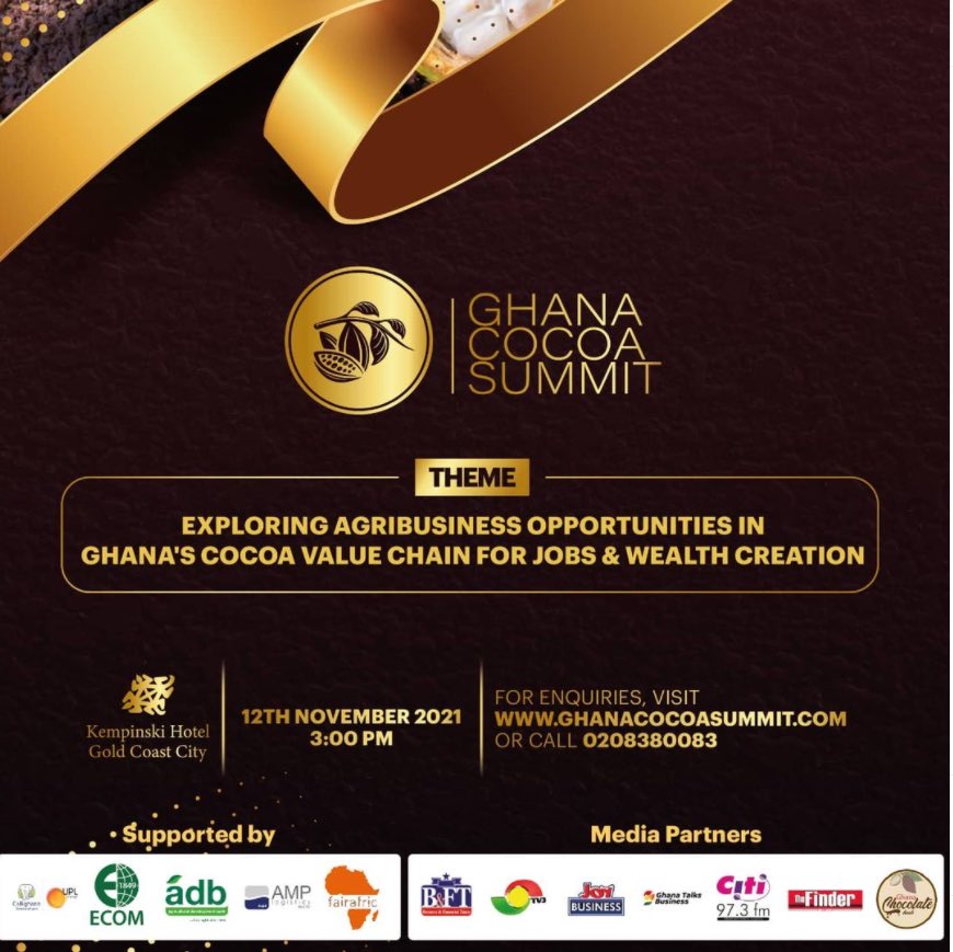 ecomwestafrica1's tweet image. Hey guys!

Our Country Director, @muzzeta will be part of a panel discussion at the Ghana Cocoa Summit 2021

Date: 12th November, 2021

JOIN US on Facebook @cocoa.post 

 #cocoapost #cocoasummit #cocoa #ecomghana