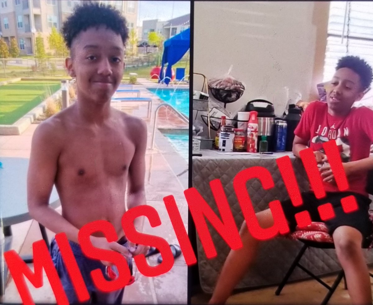 alicia0824's tweet photo. Attention DFW!!!
MISSING! MISSING! MISSING! As of 11/07/21 from Mesquite area,  zip code 75181. His name is Ghamia "Elijah" Waldron, he's 14 years old, height 5'8, his clothing is unknown. He may be a threat to himself,  but not to others. Retweet and DM me with any information. https://t.co/YBBLqE82Sx