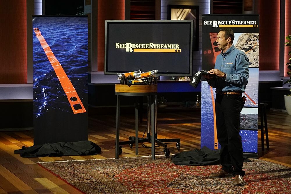robyonover's tweet photo. Catch #SeeRescueStreamer on #SharkTank tonight on #CNBC at 10:00 EST or anytime on #Hulu (Season 8, Episode 22). Keep an eye out also for this week's #SpaceX launch with all astronauts equipped with the #SeeRescueStreamer technology under their seats! https://t.co/FptMOJeml3
