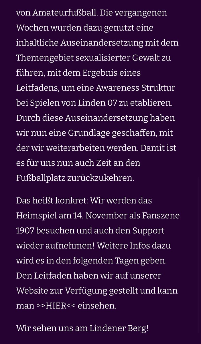 Fanszene1907's tweet photo. Liebe Freund:innen der Fanszene 1907:

(Link in Bild 2: https://t.co/YopUxZ8JDx) https://t.co/SP1fK6hkuC