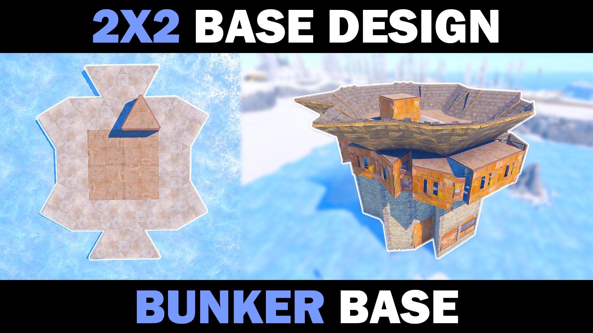 Rust bunker base design фото 2