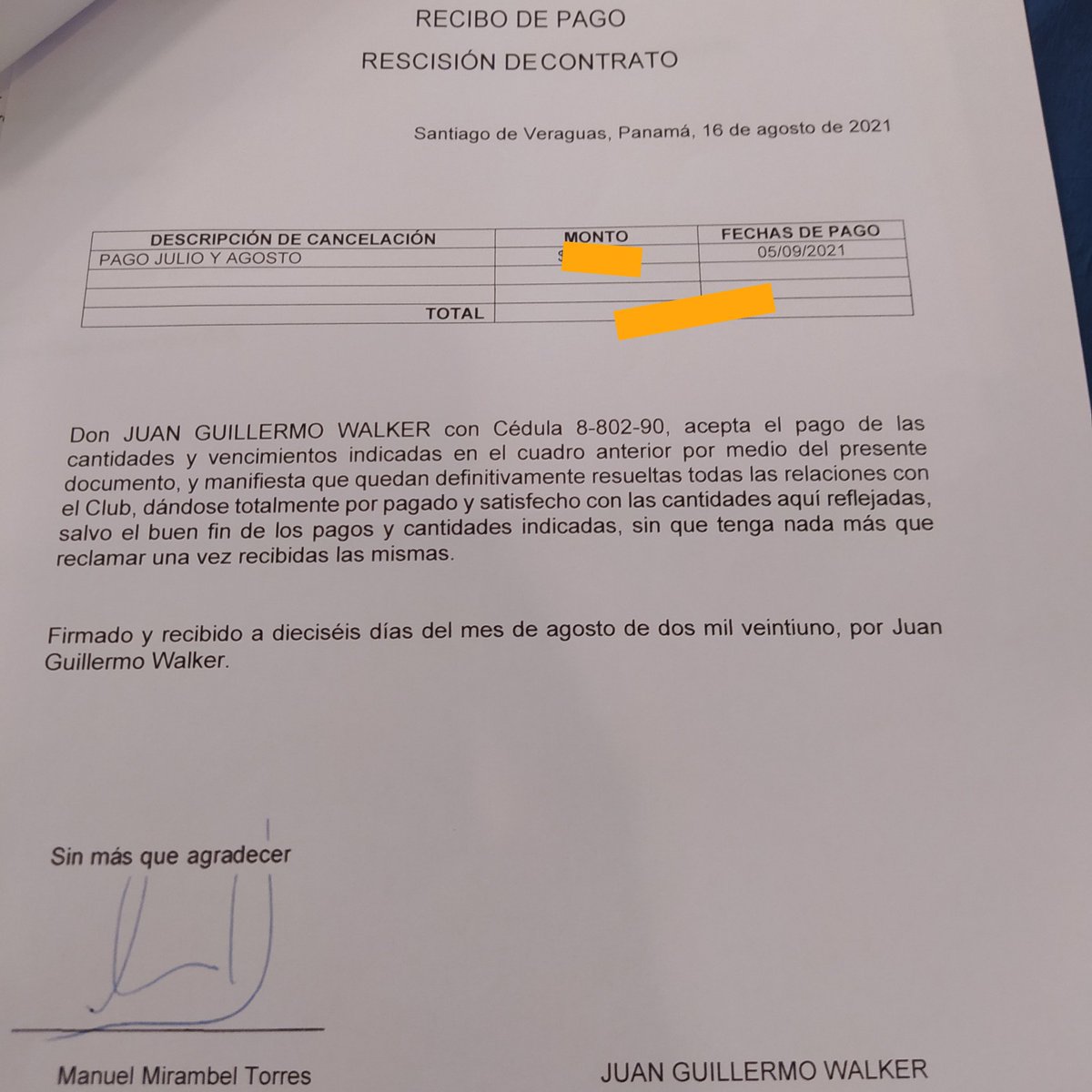 Pfwalkeroficial's tweet photo. Sres:@veraguascd_   se me adeuda desde el 16 de agosto llegamos a un mutuo acuerdo pagadero el 5 de septiembre han pasado 2 meses más..
@miguelremon @deportes_rpc @LPFpanama @elmarcadortv  @LPFpanama  @shebelut @tvmaxdeportes @naturalmentefu1 https://t.co/I5vU1YcHfB