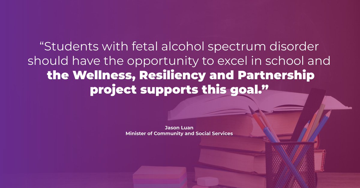 We are investing $1 million per year for the next five years to make sure students in #ab with #FASD have the supports they need to succeed. Read more: 👉 alberta.ca/release.cfm?xI…    <a href="/EdmontonEFAN/">Edmonton and area Fetal Alcohol Network Society</a> <a href="/CalgaryFASD/">CFAN</a> <a href="/FASDCentral/">Central Alberta FASD Network</a> <a href="/CanFASD/">CanFASD Research Network</a> #ableg