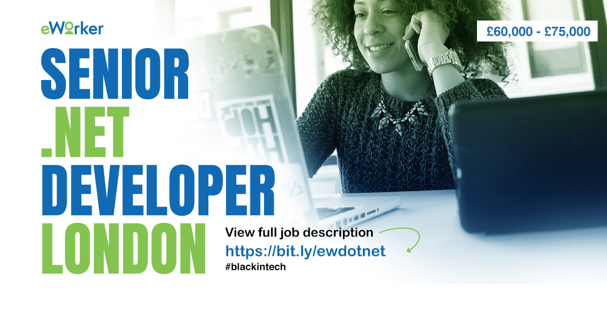 eworker_co's tweet photo. Seeking your next job opportunity? We’re looking for a .NET developer based in the UK.
👩🏾💻: Remote
📍: London
💰: £60,000-£75,000
Apply: https://t.co/FnjbfyBSTZ
Sign up, compete your private profile and get discovered by global technology employers.
#jobs #tech #eworker https://t.co/iTTfY1Ji3Z