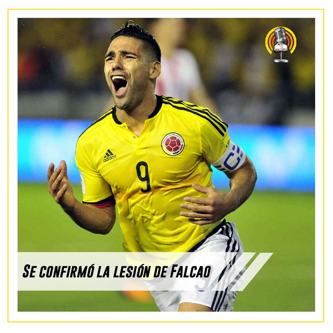 armoniaz's tweet photo. Falcao sufre una rotura en el aductor del muslo derecho. "El tiempo inicial estimado de baja es de tres a cuatro semanas" informa el club. La Selección Colombia comunicó: "Nuestro cuerpo técnico le desea pronta recuperación a Radamel Falcao García, esperando pueda regresar". https://t.co/5ADcak5Gca