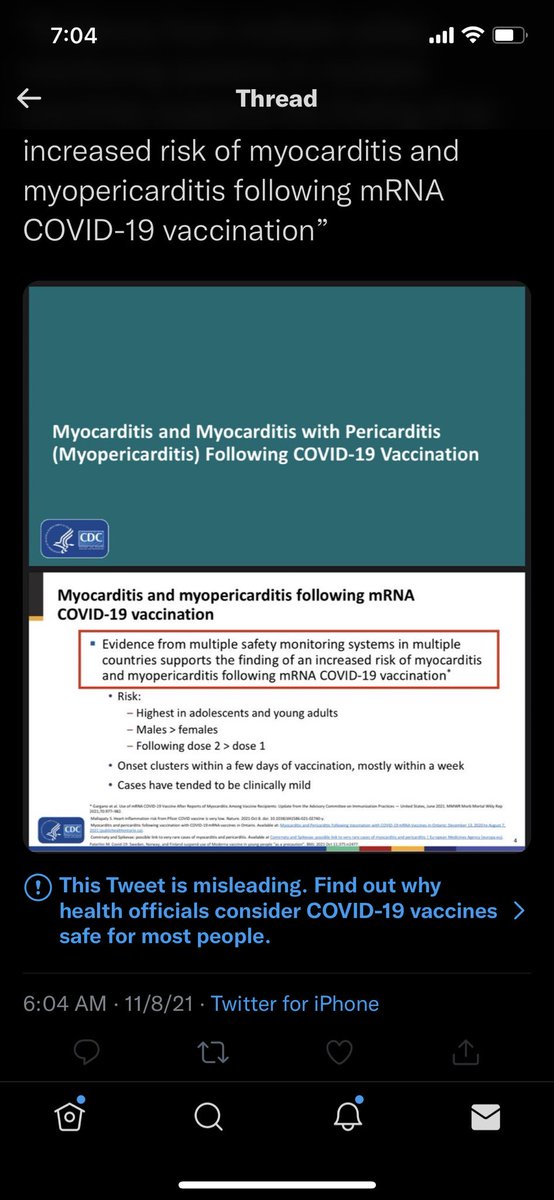 AaronKheriatyMD's tweet photo. So the fact checkers at Twitter found this information from the CDC misleading. Huh. https://t.co/zENXrCi4RA