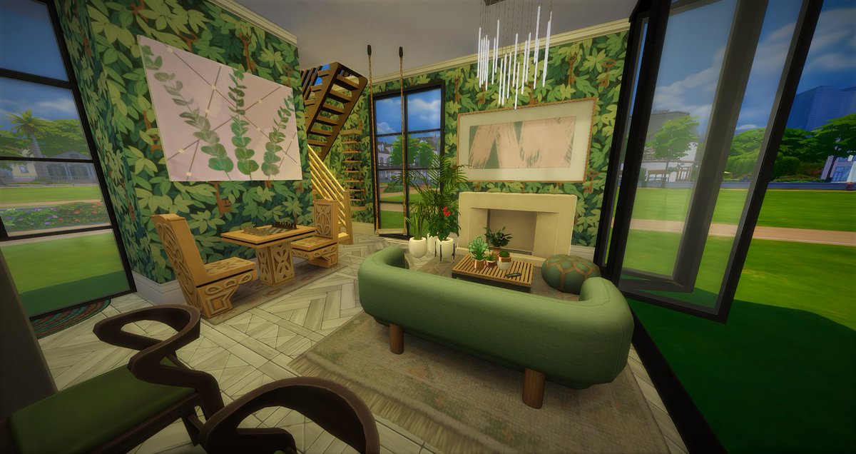 Lizzybling's tweet photo. I've fallen down the CC rabbit hole! #felixandre #harrie #Nynaevedesign #k-omu #thesims4 #sims4 #mrssims4 #sims4cc #ShowUsYourBuilds https://t.co/ENaplVPJXp