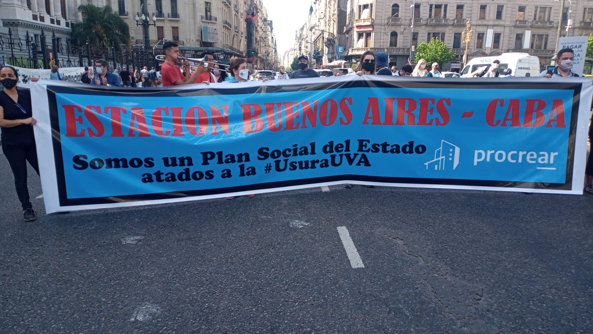 arylopez's tweet photo. #ConcentracionUVA
#HipotecadosUVA 
#CreditosUVA
#SolucionUVA
#conUVAnotevoto

@alferdez @CFKArgentina @jorgeferraresi @SergioMassa @MalenaMassa @JoseLuisRamonOk @fabian700 @_CarlosSelva https://t.co/XEvs3910xq