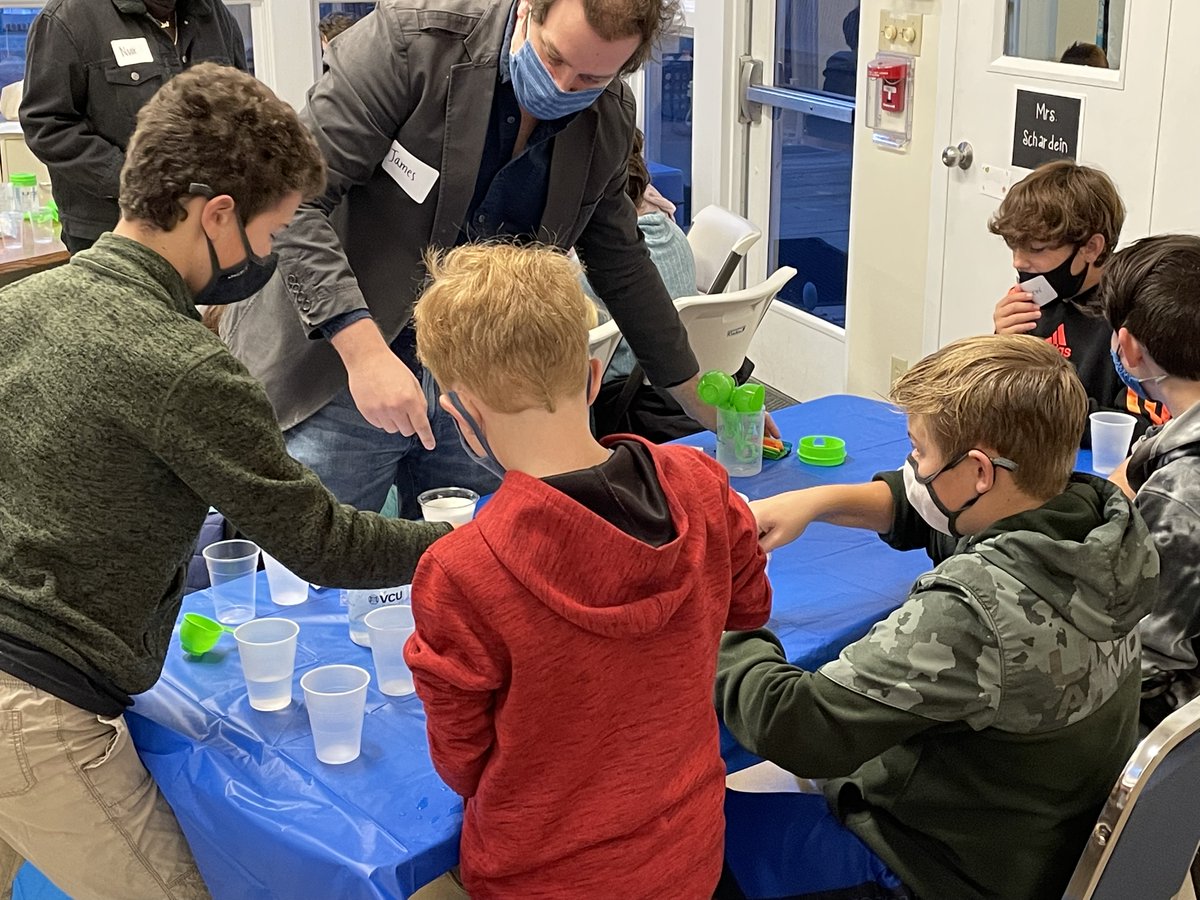 epic_engr's tweet photo. New EPIC workshop at the Riverside School last week. We learned about chemical engineering by making polymer bouncy balls and pop rock candy! #EPIC #Dyslexia #scicomm #VCU https://t.co/IHHnSBirAX