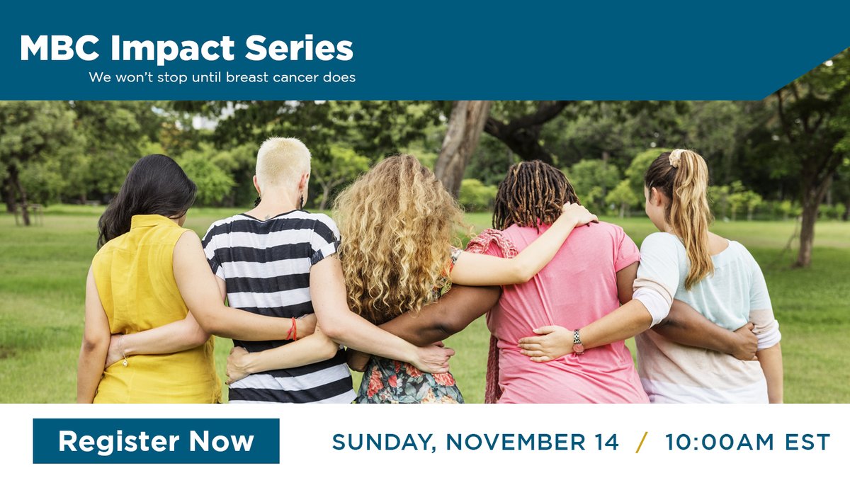 SusanGKomen's tweet photo. Join us on November 14 at 10:00 AM EDT for the next program in our MBC Impact Series, "MBC Research and Support" presented by Komen New Jersey. Thank you to @Amgen Oncology, our MBC Impact Series sponsor. Register today https://t.co/mJG4KFBuzm https://t.co/A3veJKxqIX