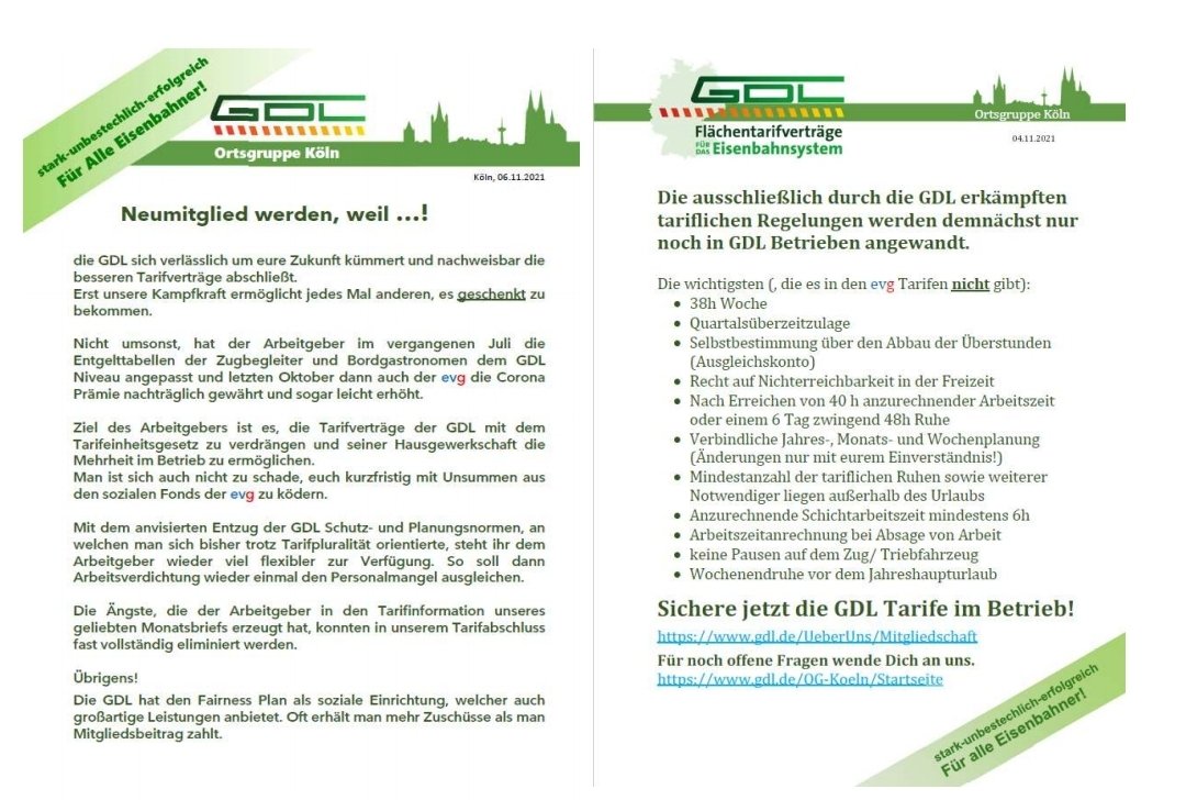 𝗡𝗲𝘂𝗺𝗶𝘁𝗴𝗹𝗶𝗲𝗱 𝘄𝗲𝗿𝗱𝗲𝗻, 𝘄𝗲𝗶𝗹....!

Sichere jetzt die GDL Tarife im Betrieb!
gdl.de/UeberUns/Mitgl… 

Für noch offene Fragen wende Dich an uns. 
gdl.de/OG-Koeln/Start…