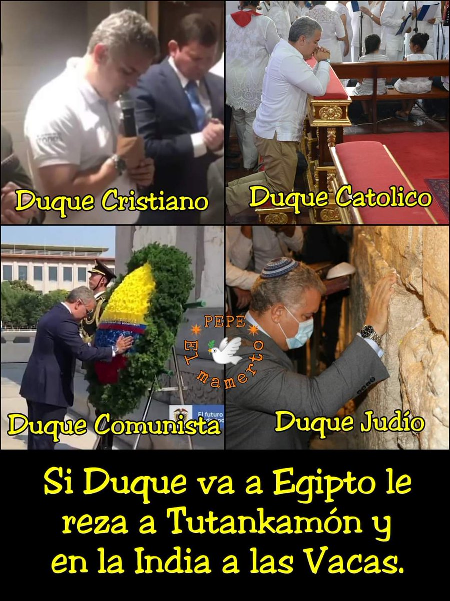 guilloser's tweet photo. @IvanDuque Y cuando se va a conmover con los falsos positivos, con los líderes asesinados en manos de tus secuaces, por lo jóvenes masacrados en las manifestaciones. Estas a tiempo de recapacitar, anda anímate y en este corto tiempo que te queda haz algo por 🇨🇴 https://t.co/QZsHmHsERE