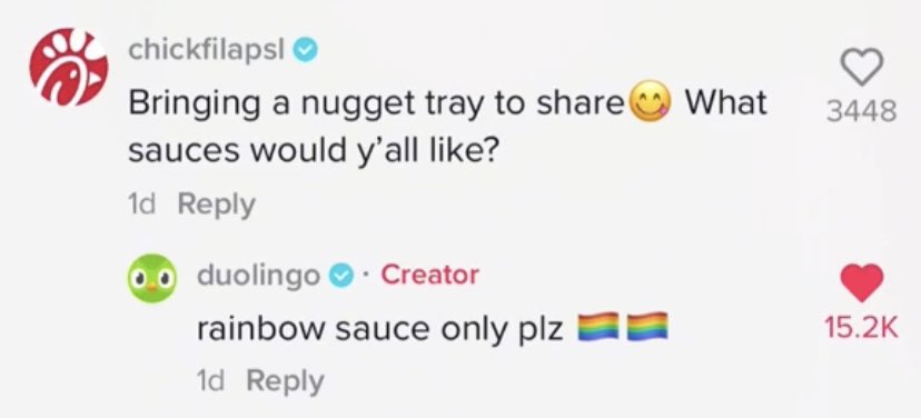 mattxiv's tweet photo. please give the gay social media intern at duolingo a raise https://t.co/tpfLDnMMxl