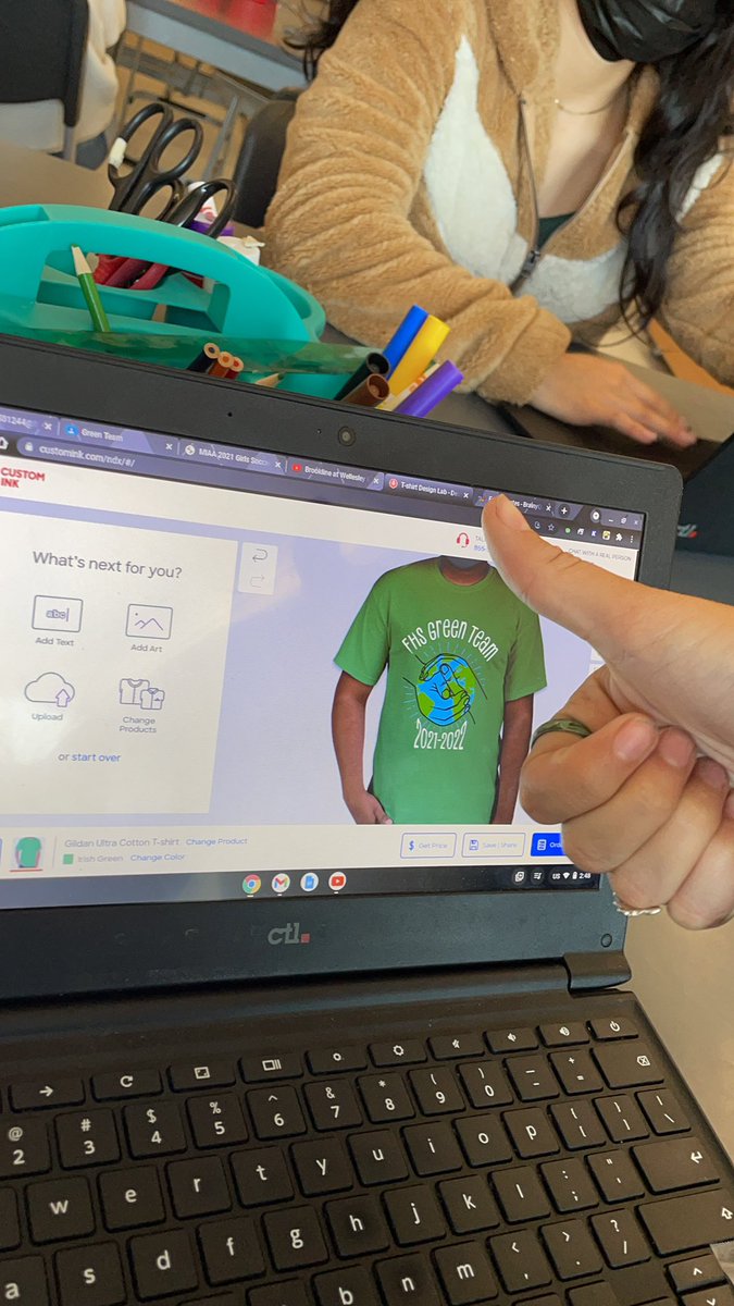 Had a great meeting making green team tshirts and finding stickers today!!🌵#greenteam #earthy #coolgranolapeople we meet every Monday in room 201 :)