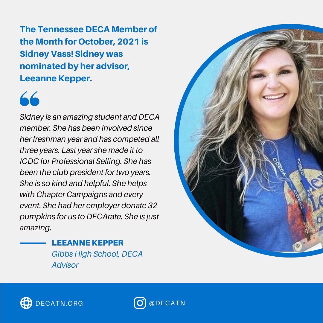 Tennessee DECA tweet media