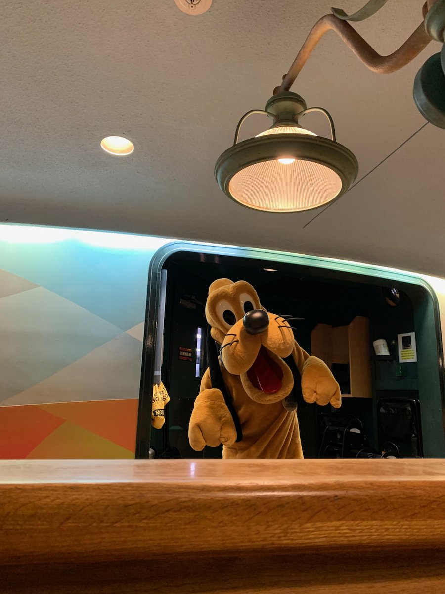 WDWEmptyNesters's tweet photo. A best friend to all: Pluto at Garden Grill Restaurant near Living with the Land. 
#WaltDisneyWorld #DisneyWorld #WDW #DisneyParks #Disney #DisneyTrip #DisneyFan #DisneyFun #Epcot #WorldNature #GardenGrill #TheLand #revolving #CharacterDining  #Pluto #DisneyWorld50 #WDW50 https://t.co/714IIsuFfX