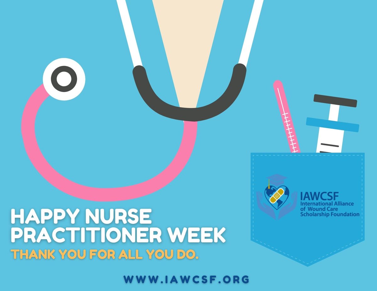 iawcsf's tweet photo. Thank you NPs for strengthening healthcare! #nursepractitionerweek #AANP #nursepractitioner #NP #IAWCSF https://t.co/6P6whauqOp
