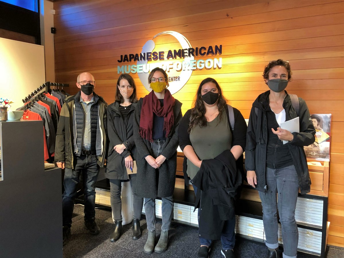 arg_create's tweet photo. Staff from the ARG Portland office visited the newly opened Japanese American Museum of Oregon, @JAMOpdx in the New Chinatown/Japantown Historic District. ARG played a small part in a massive effort to move the Min Yasui jail cell. (part 1) #ARGteam https://t.co/lakiBRfqzP