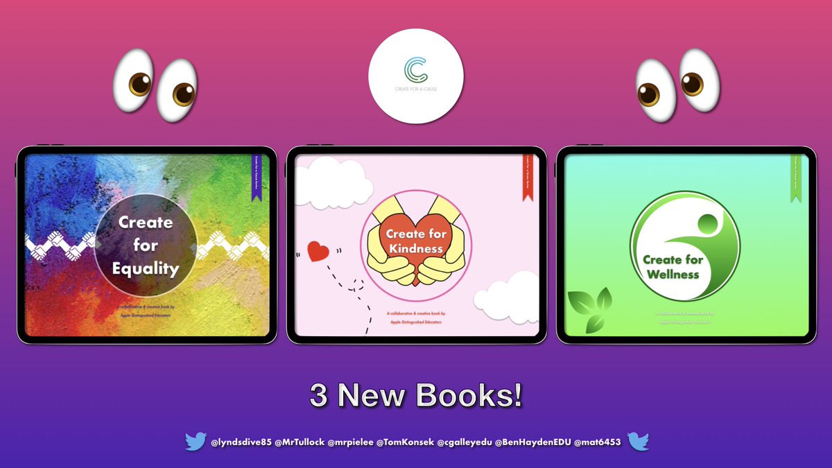 We’ve got more great books to support causes & creativity coming up! Follow us @CauseCreate to be notified when each is released with brand new activities for your & your students @AppleEDU @peterford @JessicaRae929 #everyonecancreate #CreateforaCause #education #AppleEDUchat