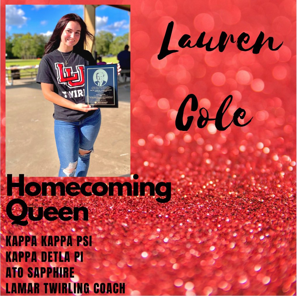 LaurenElyseCol's tweet photo. https://t.co/IDrcVLUa4l. Voting starts tomorrow! @Lamar_ATO @kkpsigammazeta https://t.co/H63Ogm4pW1