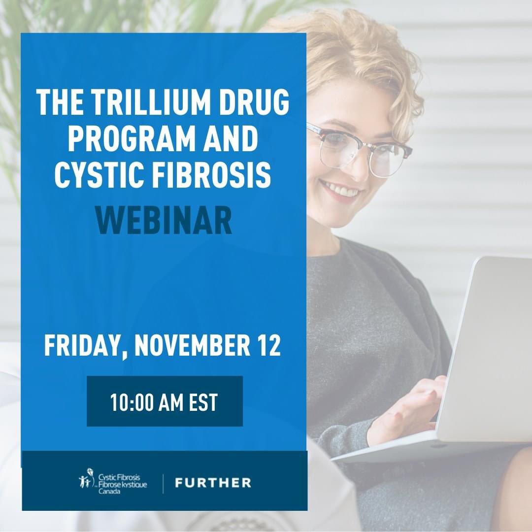 CF_Hamilton's tweet photo. The Ontario Trillium Drug Program team is hosting a webinar October 12th from 10-11 am EST, regarding access to Trikafta.

Advance registration is required. Registration closes Wednesday 10th November at 12pm EST.

https://t.co/yG0wKtz4O3 https://t.co/x4zN7W5xv0