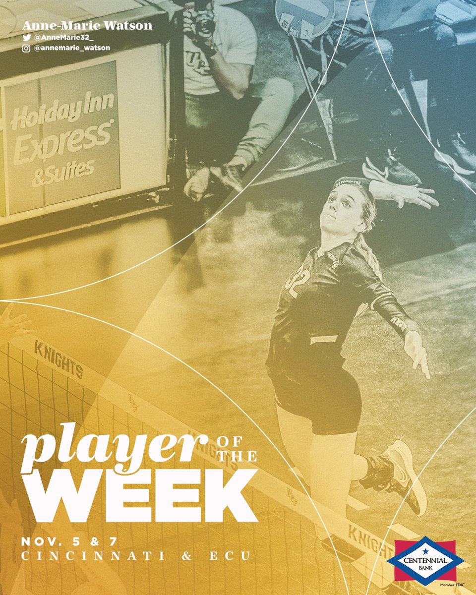 UCF Volleyball (@ucf_volleyball) on Twitter photo ๐๐ was ๐ข๐ถ๐ต๐ฐ๐ฎ๐ข๐ต๐ช๐ค & earns the <a href="/American_VBall/">American Volleyball</a> ๐ข๐ณ๐ณ๐ฒ๐ป๐๐ถ๐๐ฒ ๐ฃ๐น๐ฎ๐๐ฒ๐ฟ ๐ผ๐ณ ๐๐ต๐ฒ ๐ช๐ฒ๐ฒ๐ธ honor!
๐ฐ: ucfknights.co/3klj37V
#ChargeOnโ๏ธ <a href="/AnneMarie32_/">Anne-Marie</a> ๐๐ was ๐ข๐ถ๐ต๐ฐ๐ฎ๐ข๐ต๐ช๐ค & earns the <a href="/American_VBall/">American Volleyball</a> ๐ข๐ณ๐ณ๐ฒ๐ป๐๐ถ๐๐ฒ ๐ฃ๐น๐ฎ๐๐ฒ๐ฟ ๐ผ๐ณ ๐๐ต๐ฒ ๐ช๐ฒ๐ฒ๐ธ honor!
๐ฐ: ucfknights.co/3klj37V
#ChargeOnโ๏ธ <a href="/AnneMarie32_/">Anne-Marie</a>