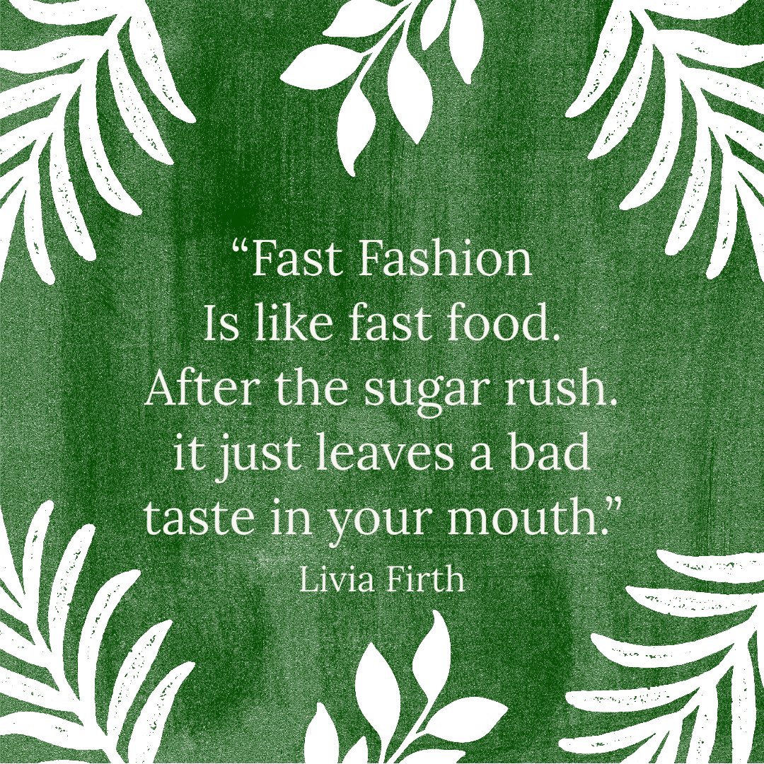 AlyssaChi_PR's tweet photo. #quotemonday #fastfashion #quoteoftheday #Sustainability https://t.co/h3B9jgQKvN