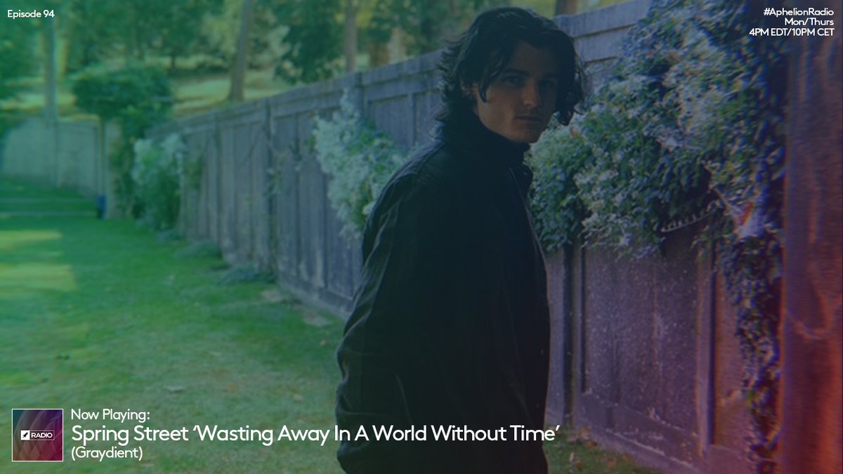 aphelionaudio's tweet photo. 6. @springstmusic 'Wasting Away In A World Without Time' (@GraydientArts)

#AphelionRadio - Episode 94, Part 1 [#APR094]
Watch Live on YouTube:
https://t.co/nZGdfu3zCj https://t.co/YxRBVS7r4m
